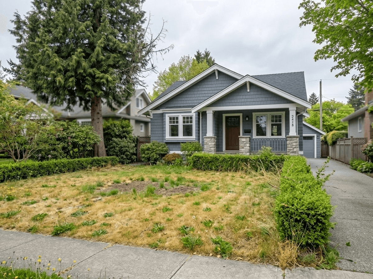 Lawn before Lawn Ranger treatment